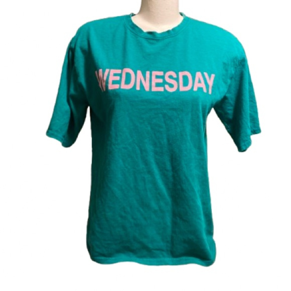 💙 Vibrant Teal 'Wednesday' Tee